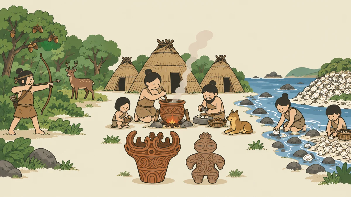 縄文時代を表すイラスト